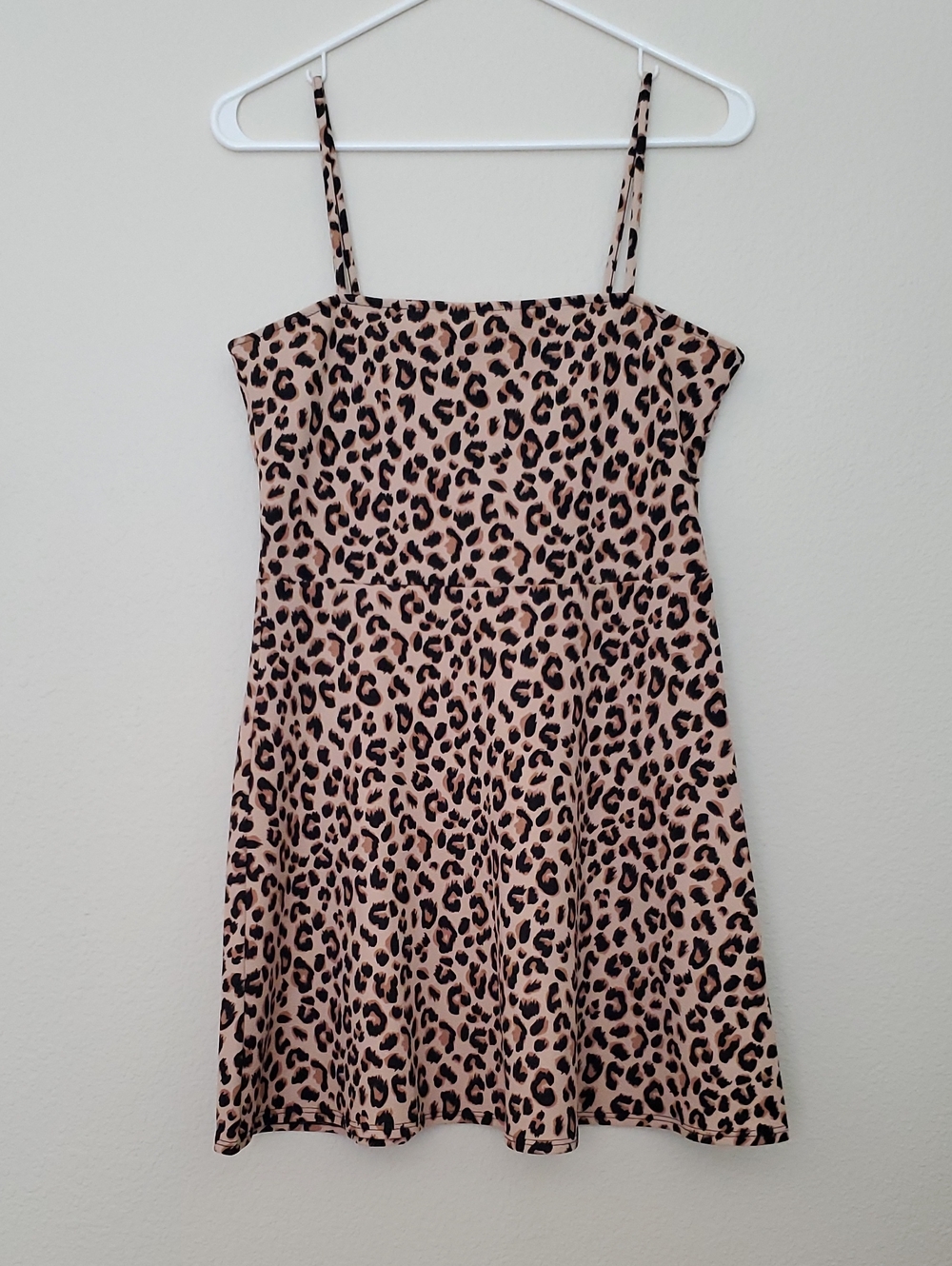 Animal Print Divided Mini Dress